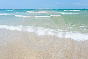 sea beach blue sky sand sun daylight relaxation landscape