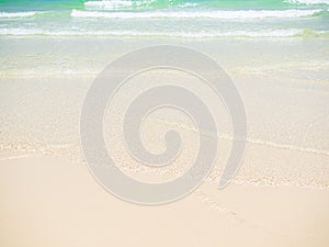 Sea Beach Ocean Background Blue Shore on Sand Nature Summer Tropical,White Foam Wave Water Beauty Paradise,Coast Island Calm