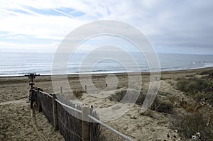 Sea in calm in Marbella beach