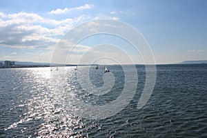 Sea and calm skies photo