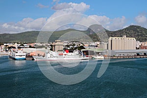 Sea cargo port. Port Louis, Mauritius