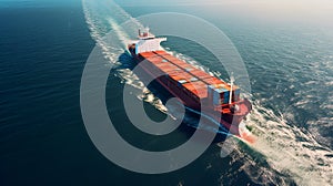Sea cargo trasport ship