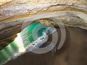 Algarve Lagoa Cave View photo