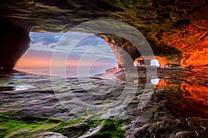 Sea Cave on Lake Superior