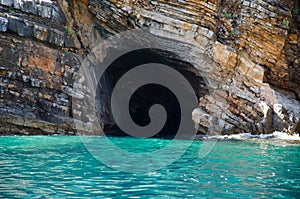 Sea cave in Montenegro