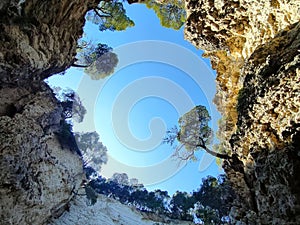 Sea caves of Gargano. Italy