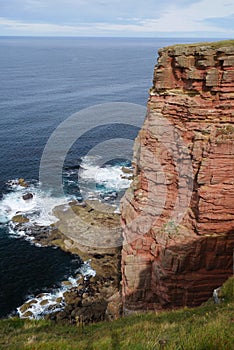 Sea cliffs of the Dunnet Head Sandstone Formation,  Caithness, Scotland, UK