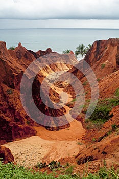 Sea cliffs of Morro Branco