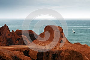 Sea cliffs of Morro Branco