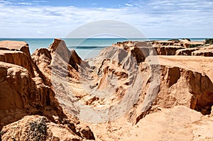 Sea cliffs of Morro Branco