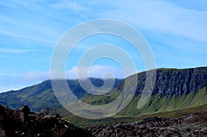 Sea Cliffs Touching the Clouds
