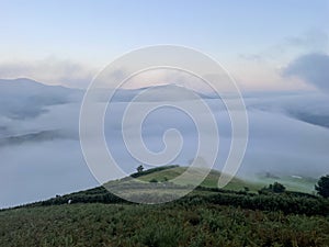 Sea of Clouds in the Pyrenees