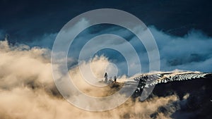 Sea of clouds in Yuanyang Terraces