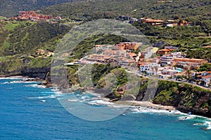 Sea coast at Castelsardo, Sardinia