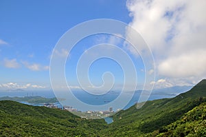 Sea coast landscape in Hongkong