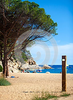 sea coast, resort, Spanish coastal city, Barcelona,Spanish coast of Catalonia, Costa Brava,