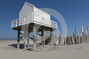 Sea cottage on the island of Vlieland photo