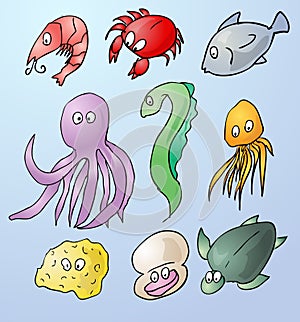 Sea creatures