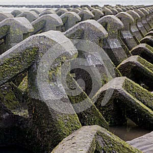 Sea defences