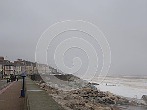 Sea Defences  Withernsea  East Yorkshire  UK