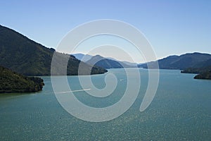 Sea-drowned valleys of Marlborough Sounds