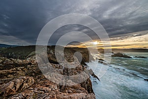 Sea enraged on the coast of Cantabrico!