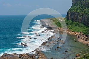 Sea-Eroded Terrain of Badouzi Daping Coastal in Zhongzheng District, Keelung