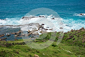 Sea-Eroded Terrain of Badouzi Daping Coastal in Zhongzheng District, Keelung