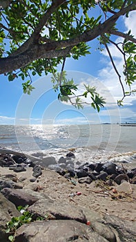 sea estuary atmosphere during the day