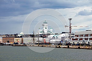 The sea facade of Helsinki