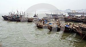 Sea fishing boats