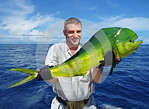 Sea fishing. Dolphin fish