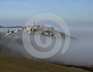 A sea of fog