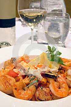 Sea food pasta