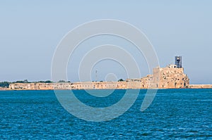 Sea fort. Brindisi. Puglia. Italy.