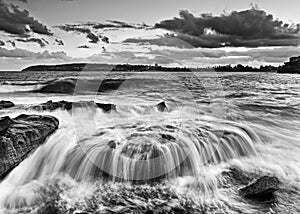 Sea freshwater overflow BW