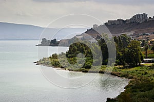 Sea of Galilee view photo