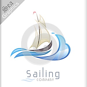 Sea Graphics Series - Sailing Ship