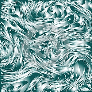 Sea green abstract waves