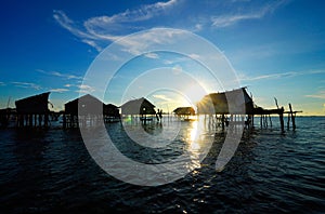 Sea Gypsies make-shifts