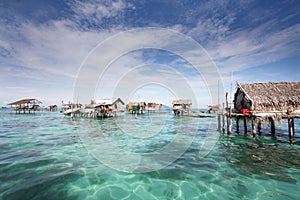 Sea Gypsy Village Semporna Sabah Malaysia