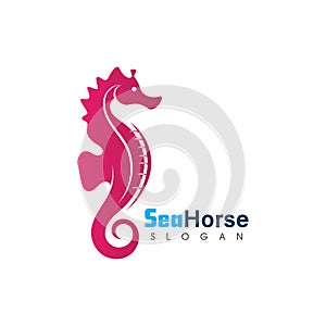Sea Horse icon logo and symbol creative vector illustration