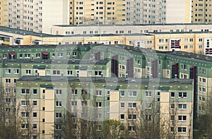 section of a housing estate in Berlin-Marzahn