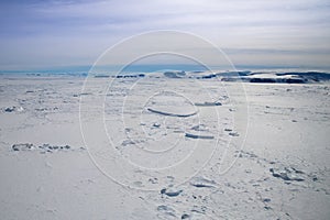 Sea ice and the Antarctic Peninsula in the Weddell Sea