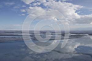 Sea ice and sea pans in the arctic