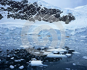 Sea Kayaking in Pack Ice