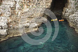 Sea Kayaks Mediterranean Sea Cave