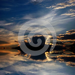 Sea landscape photo