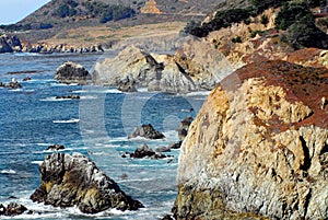 California, Point Reyes- A Panorama of the Beautiful Coastline