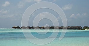 Sea landscape, Maldive islands